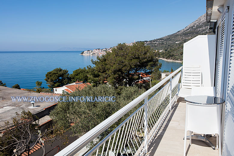 Apartments Haus Klaričić, Živogošće: sea view