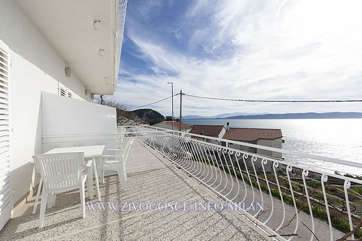 large balconies with sea view