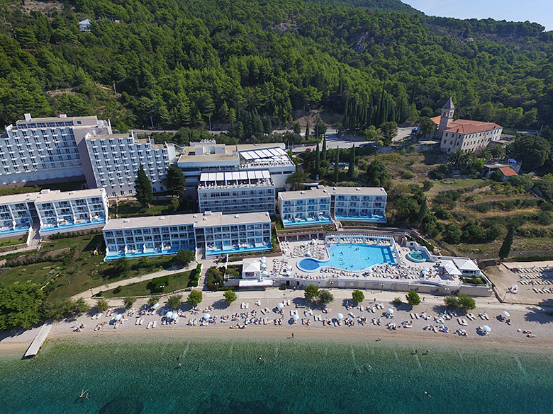 hotel Karizma, Živogošće, aerial view